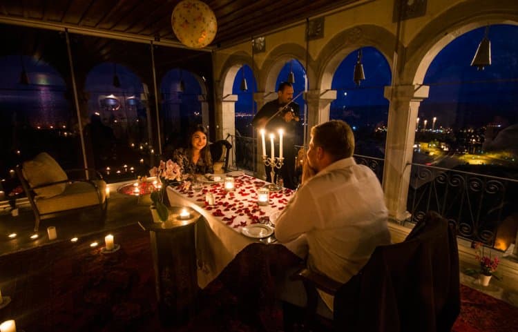 Kapadokya Restaurant Evlilik Teklifi